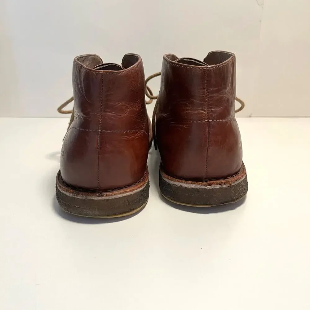 UGG Chukka Boot Size 11.5 Leighton Brown Leather Laceup
